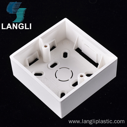 Pvc Switch Box Socket Single Gang Switch Box